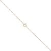 9ct Yellow Gold 0.03ct Diamond and Created Ruby Pendant and Chain 18"