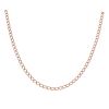 9ct Rose Gold Curb Chain 22"