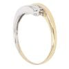 18ct Yellow And White Gold 0.15ct Diamond Five Stone Ring