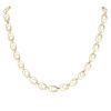 18ct Yellow and White Gold Loop Link Chain 26"