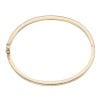 9ct Yellow Gold 1.00ct Brilliant Cut Diamond Hinged Bangle