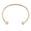 9ct Yellow Gold Plain Torque Bangle