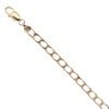 9ct Yellow Gold Square Curb Bracelet 8"