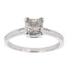 18ct White Gold 0.71cts Princess Cut Diamond Solitaire Ring