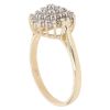 9ct Yellow Gold 0.50ct Brilliant Cut Diamond Cluster Ring