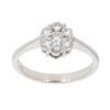 18ct White Gold 0.50ct Brilliant Cut Diamond Cluster Ring