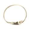 9ct Yellow Gold Dolphin Torque Bangle