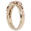 9ct Yellow and Rose Gold Clogau Ring