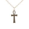 9ct Yellow Gold Ankh Pendant and Belcher Chain 26"