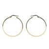 14ct Yellow Gold Plain Hoop Earrings