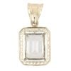 14ct Yellow Gold Cubic Zirconia Fancy Pendant