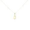 9ct Yellow Gold Citrine Pendant And Chain 18"