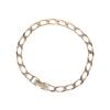 9ct Yellow Gold Curb Bracelet 8.5"