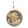 9ct Yellow Gold 1894 Victoria Half Sovereign Coin Pendant