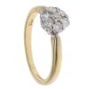 18ct Yellow Gold 0.33ct Brilliant Cut Diamond Cluster Ring