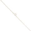 9ct Yellow Gold Cubic Zirconia Two Stone Pendant and Chain 18"