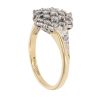 18ct Yellow Gold 1.00ct Diamond Cluster Ring