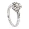 Platinum 0.75ct Diamond Cluster Ring
