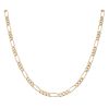 9ct Yellow Gold Figaro Chain 22"