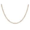 9ct Yellow, White And Rose Gold Celtic Chain 18"