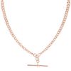 9ct Rose Gold Albert T-Bar Chain 20"