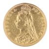 1887 Victoria Jubilee Half Sovereign Coin