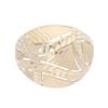 14ct Yellow Gold Patterned Fancy Ring