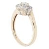 9ct Yellow Gold Cubic Zirconia Cluster Ring