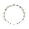 9ct White Gold ID Twist Bangle