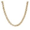 9ct Yellow Gold Patterned And Plain Belcher Chain 26"