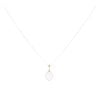 9ct Yellow Gold Created Opal Pendant And Chain 18"