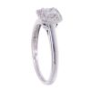 9ct White Gold Square 0.33ct Diamond Cluster Ring