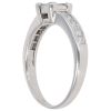 18ct White Gold 0.75ct Princess Cut Diamond Cluster Ring