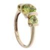 9ct Yellow Gold Peridot Three Stone Ring