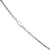 9ct White Gold Byzantine Chain 16"