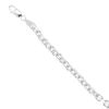 Silver Curb 8" Bracelet by Icesia