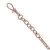 9ct Rose Gold T-Bar Fancy Bracelet 8"
