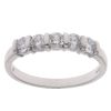 18ct White Gold 1.40ct Brilliant Cut Diamond Five Stone Ring