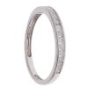 18ct White Gold 0.25ct Brilliant Cut Diamond Half Eternity Ring