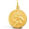 9ct Yellow Gold St Christopher Pendant
