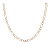 9ct Yellow Gold Figaro Chain 24"