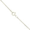 14ct Yellow Gold Cubic Zirconia Cluster Pendant And Chain 18"