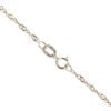 9ct Yellow Gold Patterned 21 Pendant and Chain 18"