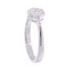 18ct White Gold 0.38ct Diamond Cluster Ring