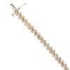 9ct Yellow Gold 1.00ct Brilliant Cut Diamond Bracelet 7"
