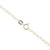 Children's 14ct Yellow And White Gold Cross Pendant And Chain 18"