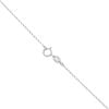 18ct White Gold 0.30ct Brilliant Cut Diamond Solitaire Pendant and Chain 18"