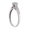 9ct White Gold 0.32ct Diamond Cluster Ring