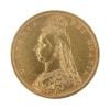 1892 Victoria Half Sovereign Coin