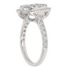 18ct White Gold 1.00ct Brilliant Cut Diamond Cluster Ring